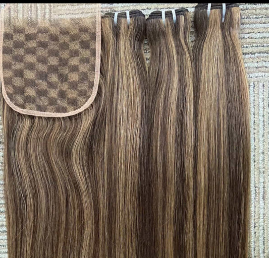 .Honey chestnut closure