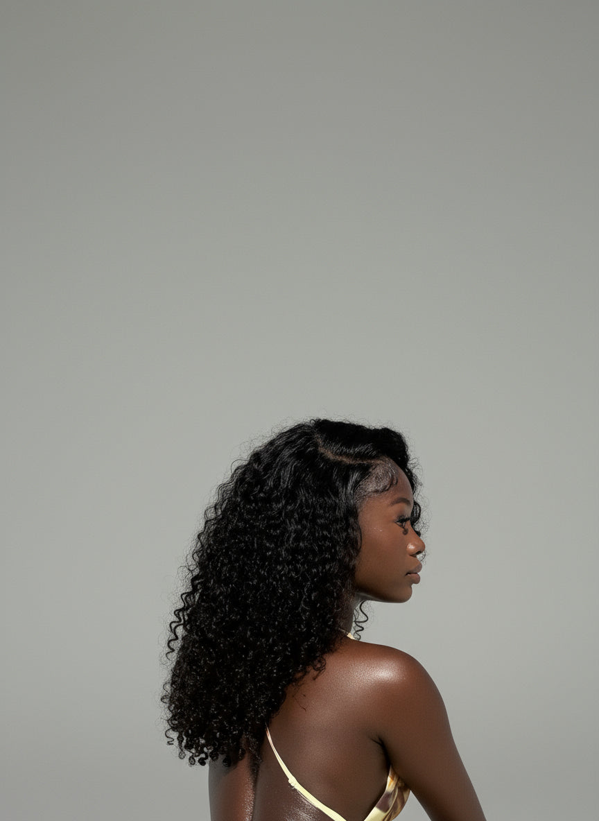 Burmese curly HD lace wig