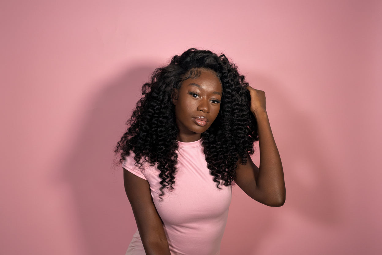 Burmese curly  HD lace wig