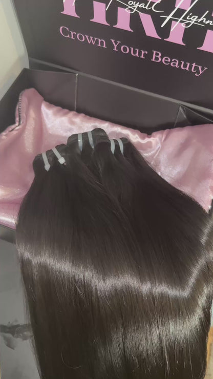 single straight raw bundle (double drawn 100g)
